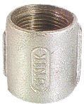 Metal threaded pipe coupling